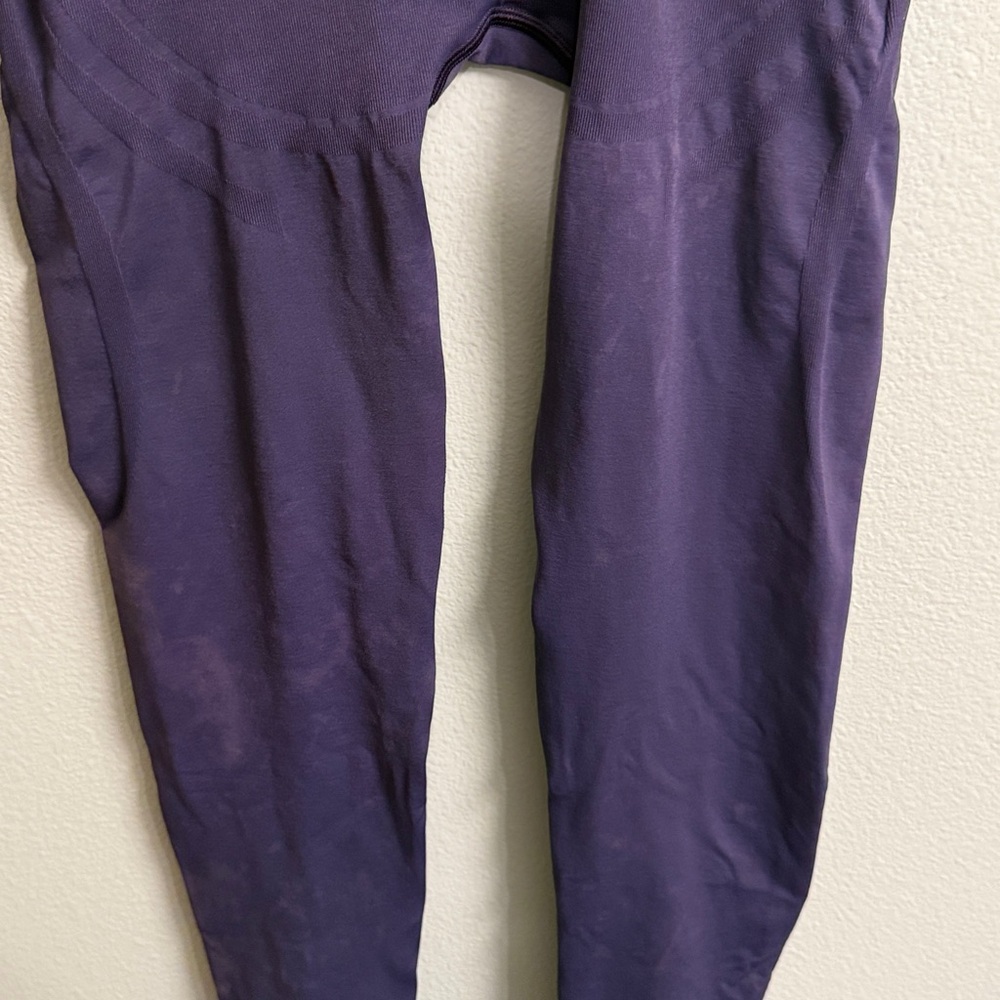 Gym shark purple washed leggings active wear size medium, I only tried it on, - Picture 3 of 4